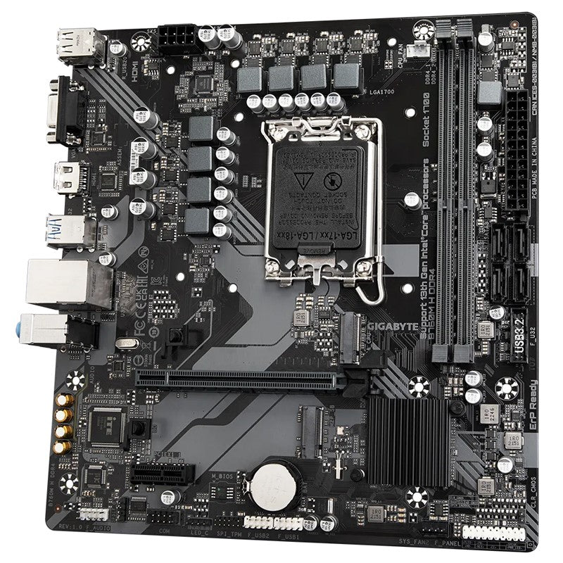 Gigabyte B760M H DDR4 (rev. 1.0) M-ATX Gaming Motherboard Gigabyte B760M H DDR4 (rev. 1.0) M-ATX Gaming Motherboard
